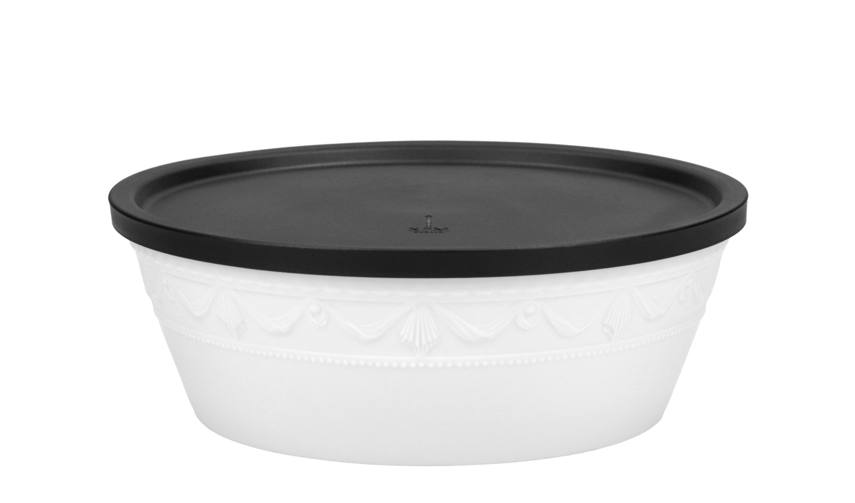 KPM Berlin Salatschüssel KPM KURLAND To-go Box im Geschenkkarton Weiss, Porzellan