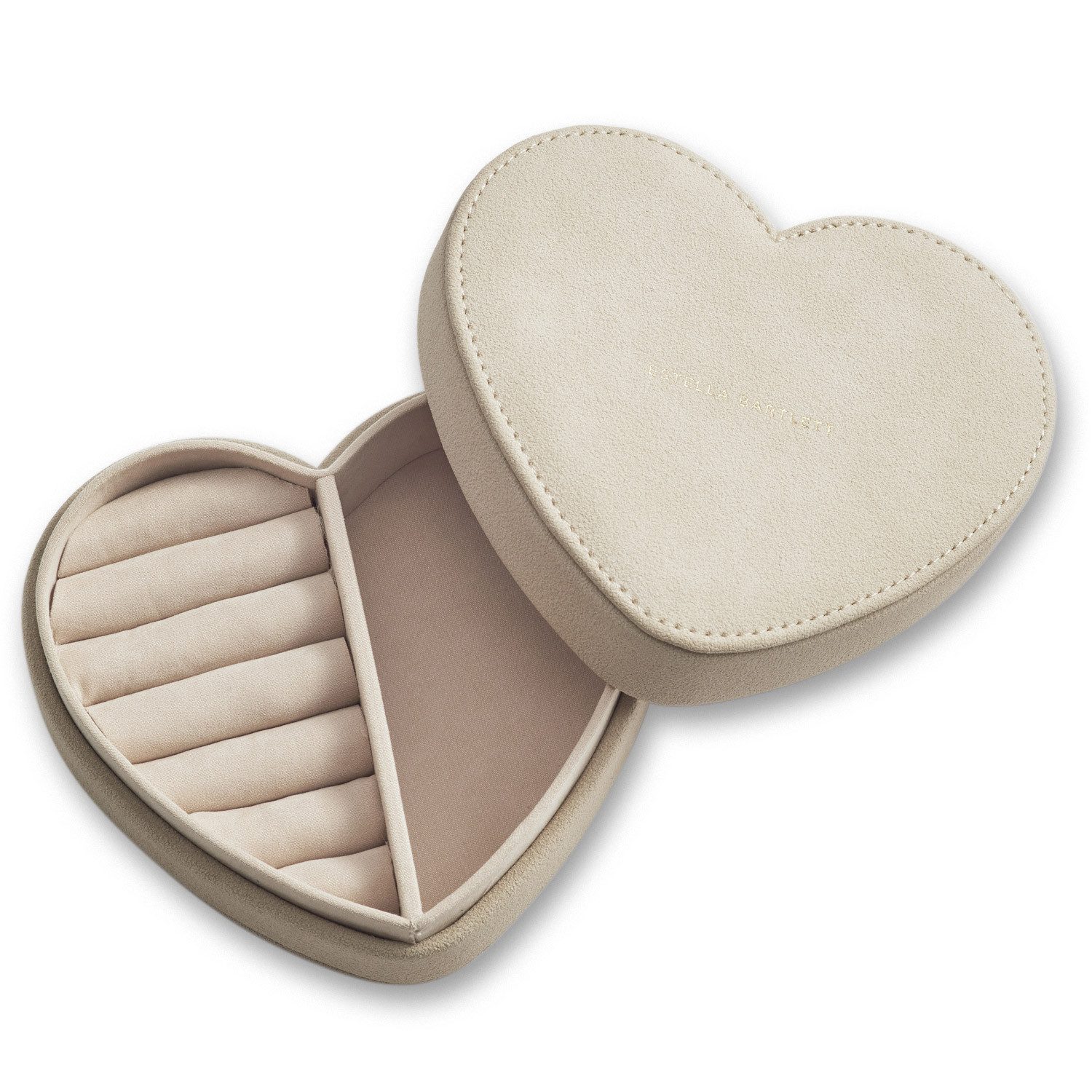 Estella Bartlett Schmuckkasten Schmuckbox Herz Beige Schmuckkästchen