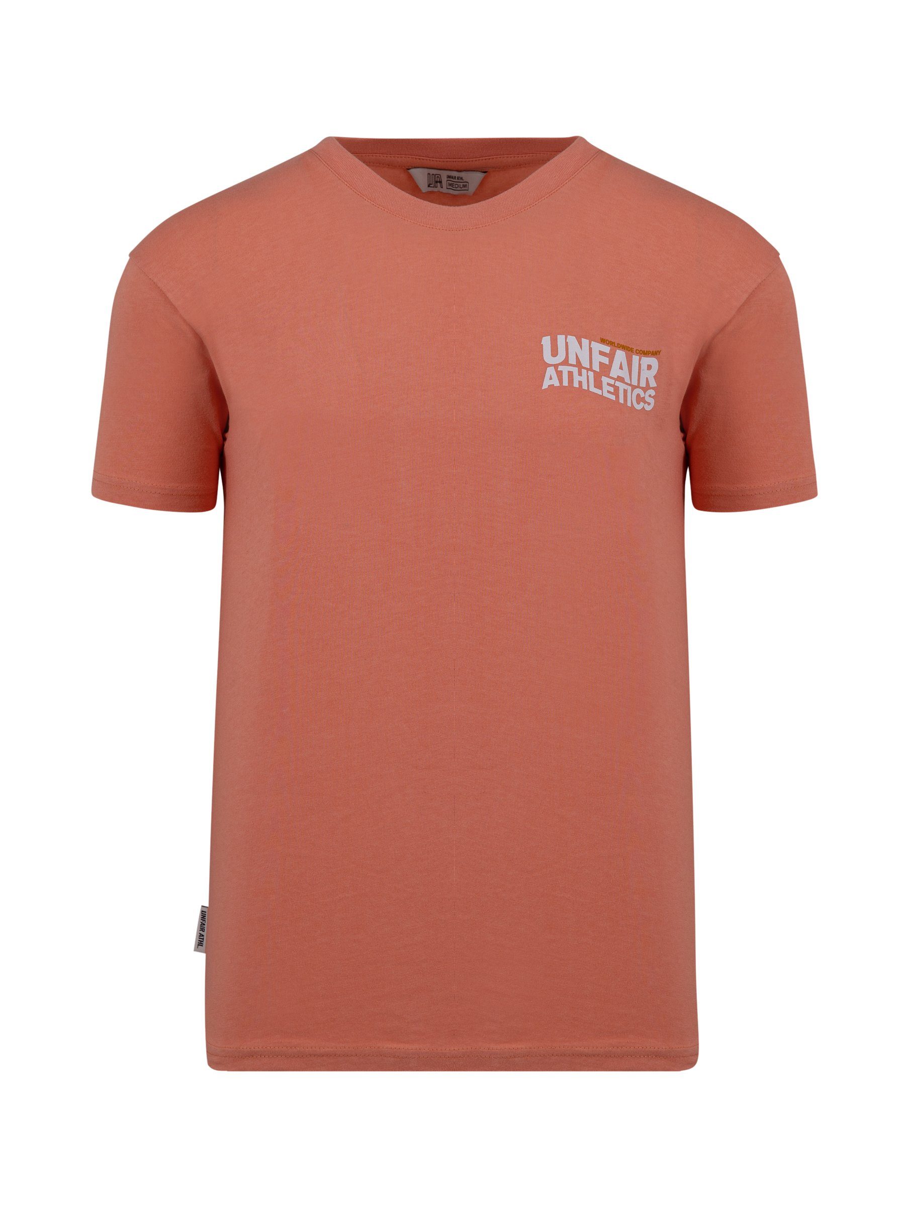Unfair Athletics T-Shirt Unfair Athletics Herren T-Shirt Subculture Network Adult orange