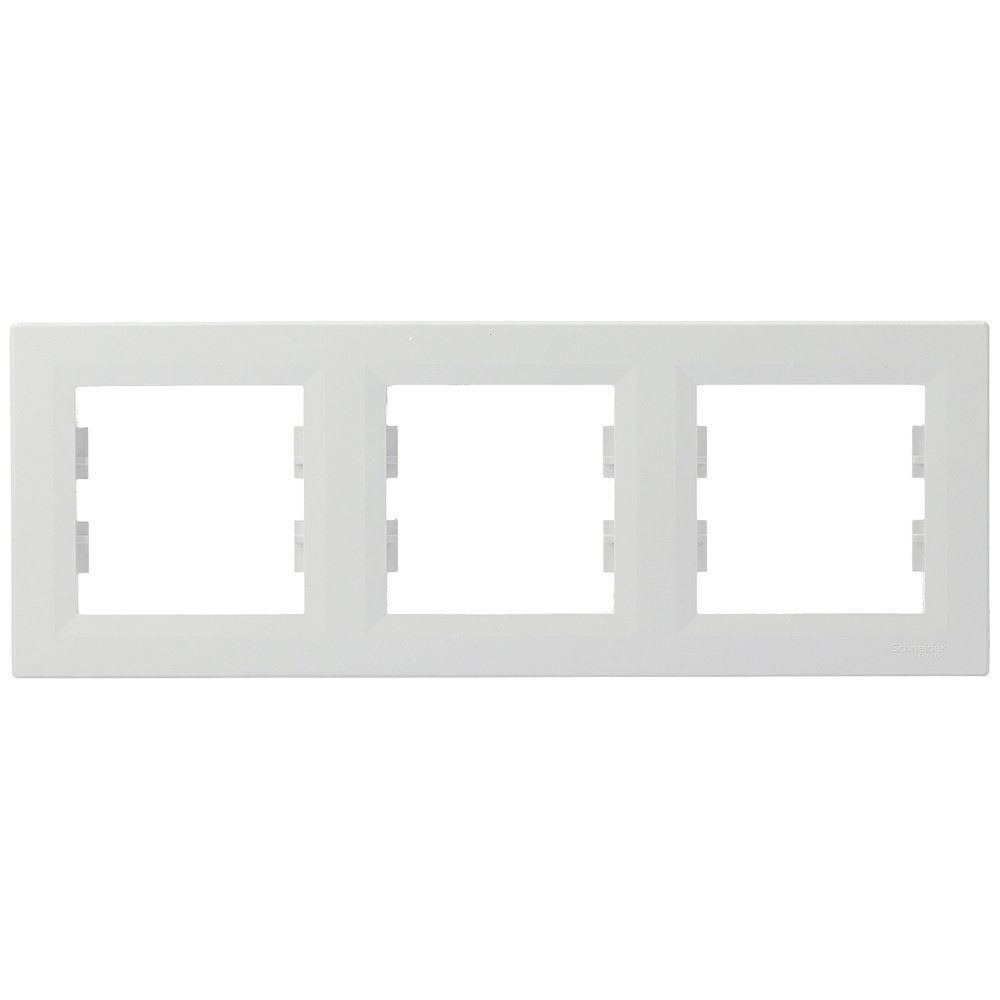 SCHNEIDER Schalter Schneider Electric Rahmen Asfora Weiß (RAL 9003) EPH5800321D 1 St.