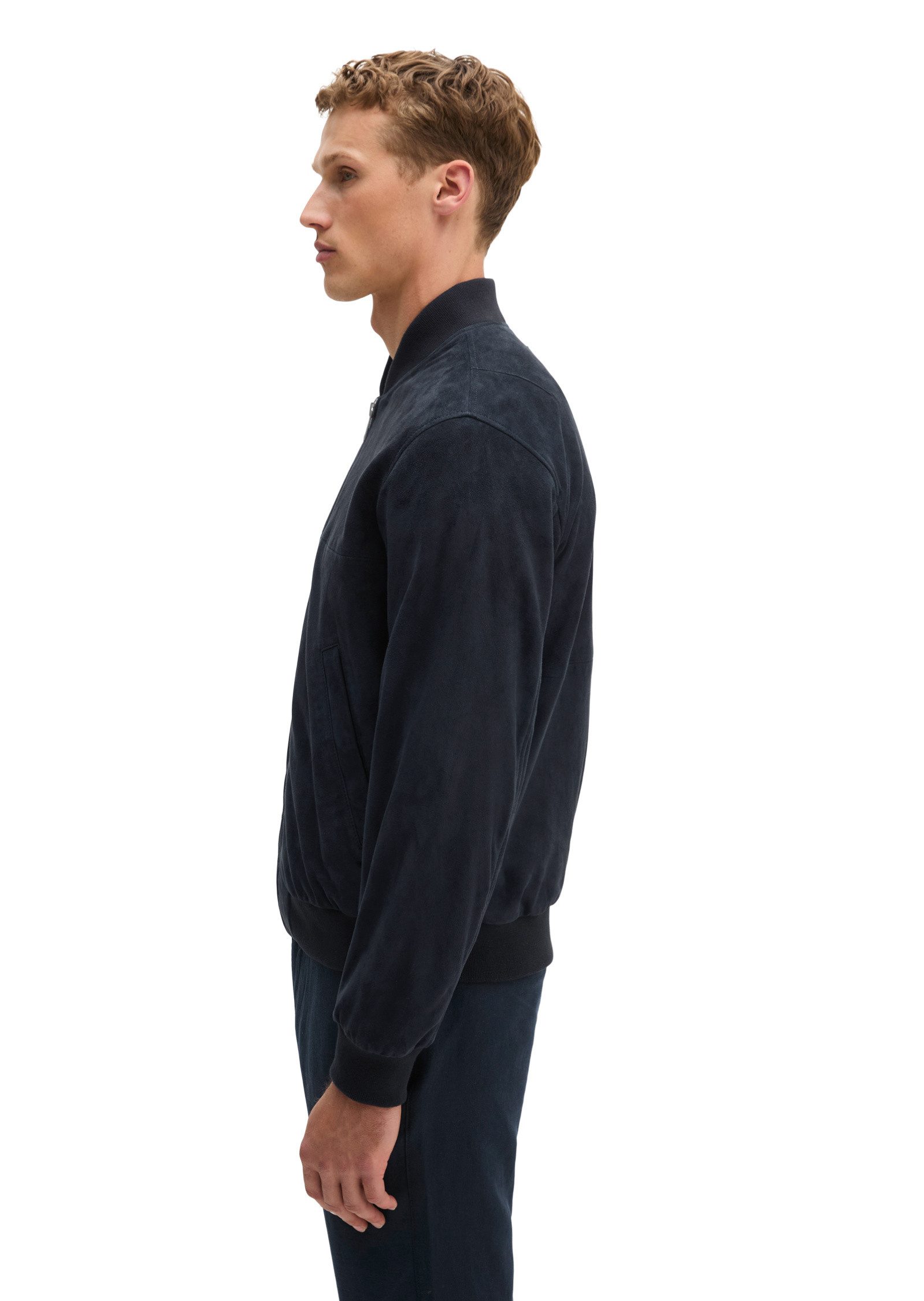 Marc O'Polo Lederjacke aus geschmeidigem Ziegenleder