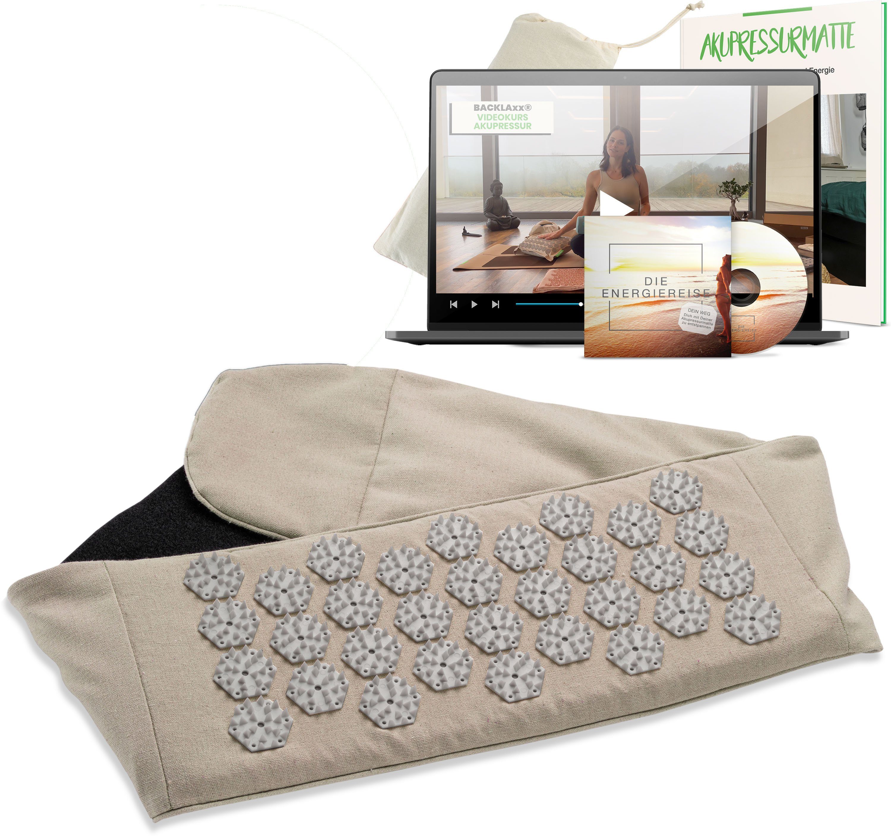 Massagegerät Akupressur Lendengürtel
