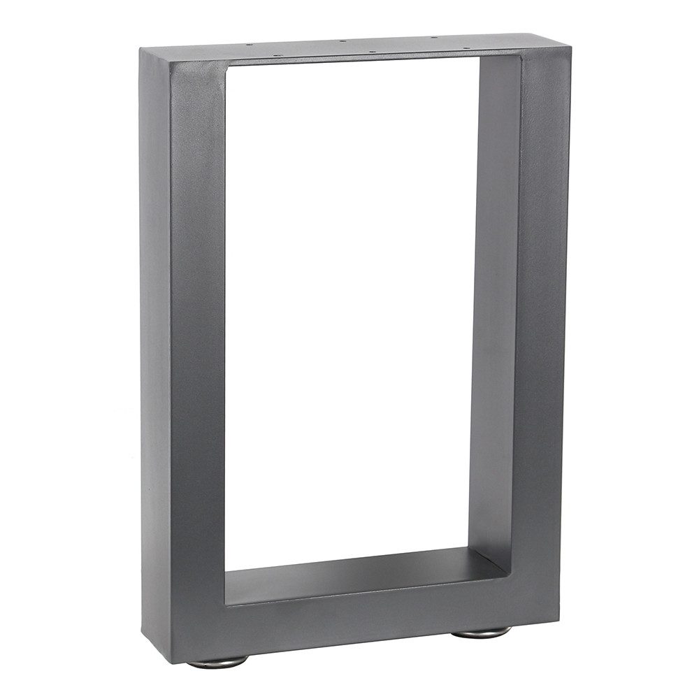 Melko Tischbein Ножки для стола Tischkufen 2er-Set aus Stahl in Grau Hairpin Leg Tischfüße, langlebig und pflegeleicht