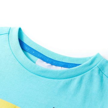 vidaXL T-Shirt Kinder-Kurzarmshirt Aquablau 104