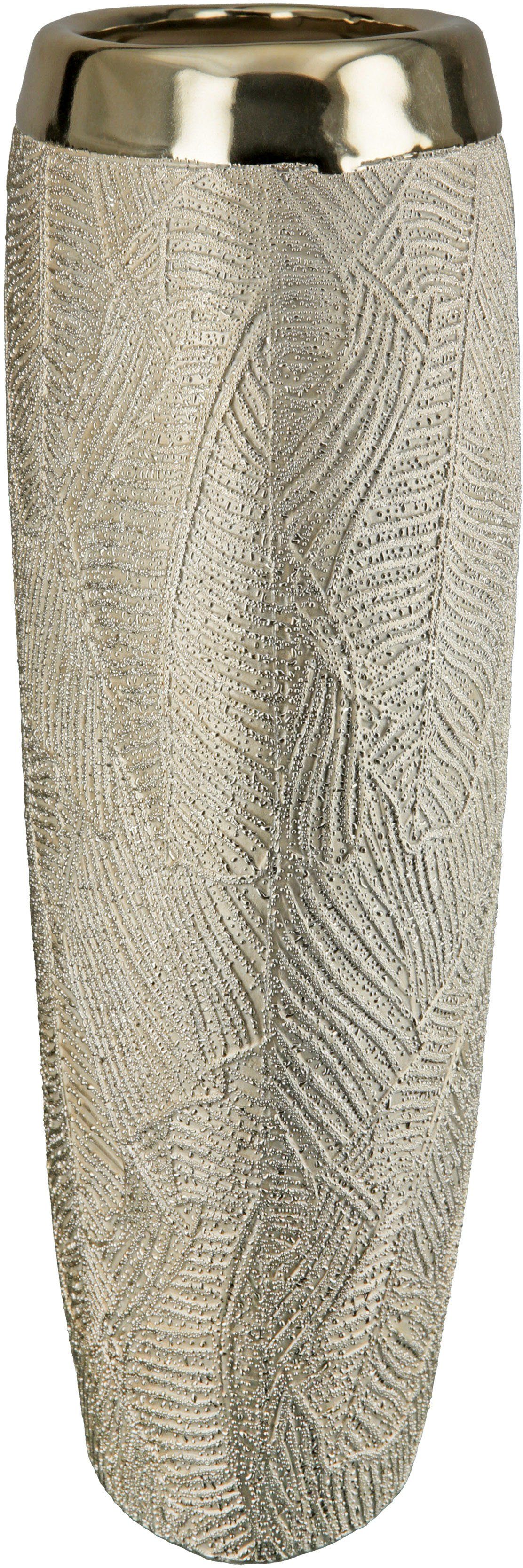 aus Höhe ca. Cascade, Keramik, cm 35 GILDE Dekovase