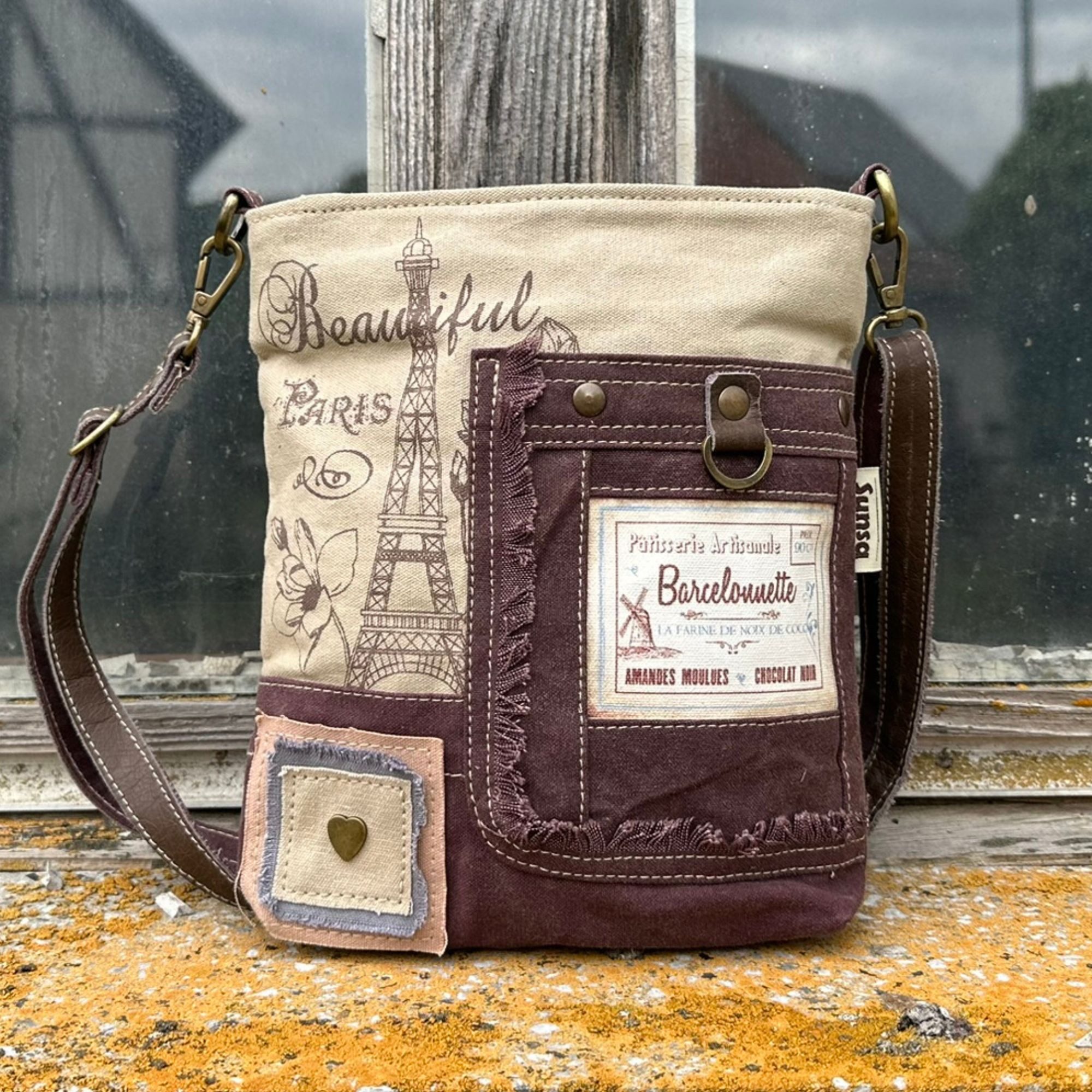 Sunsa Umhängetasche Sunsa Vintage Umhängetasche. Crossover günstig online kaufen
