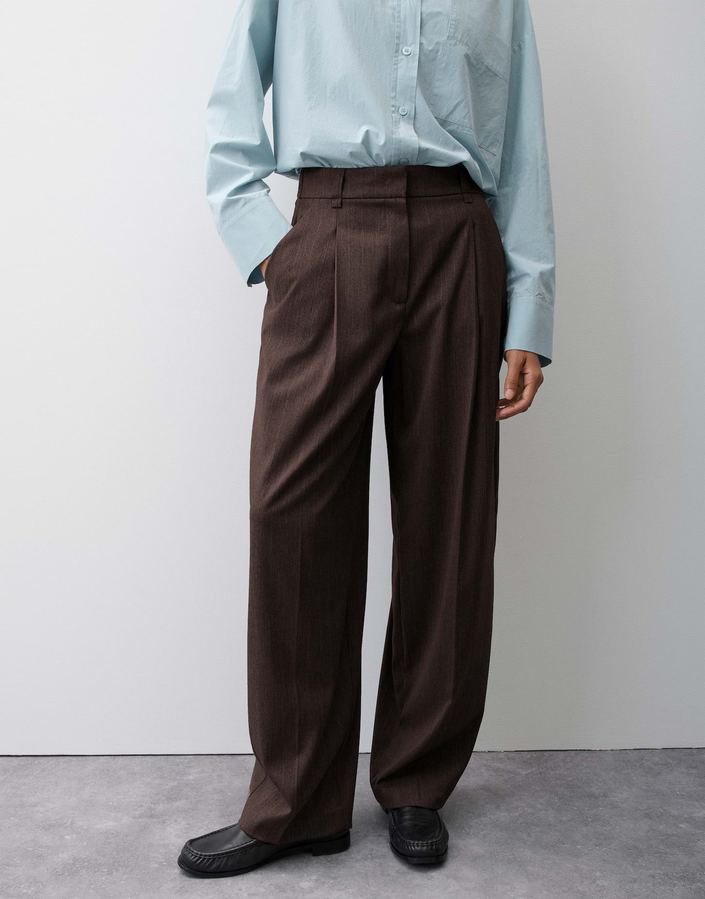 OPUS PANTS Bundfaltenhose Moira bloom