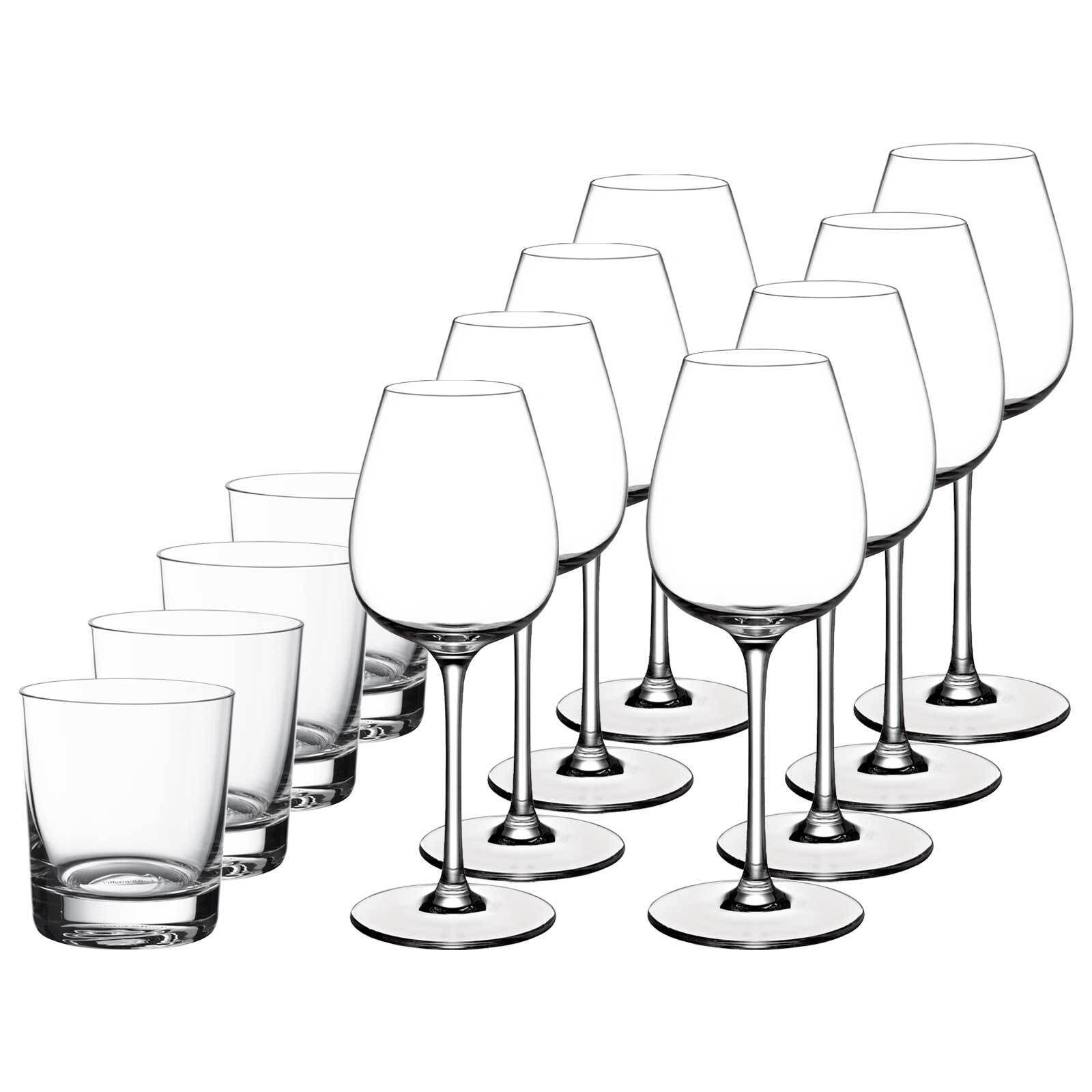 Villeroy & Boch Gläser-Set Purismo Wine Gläser-Set 12er Set, 12-tlg., Glas