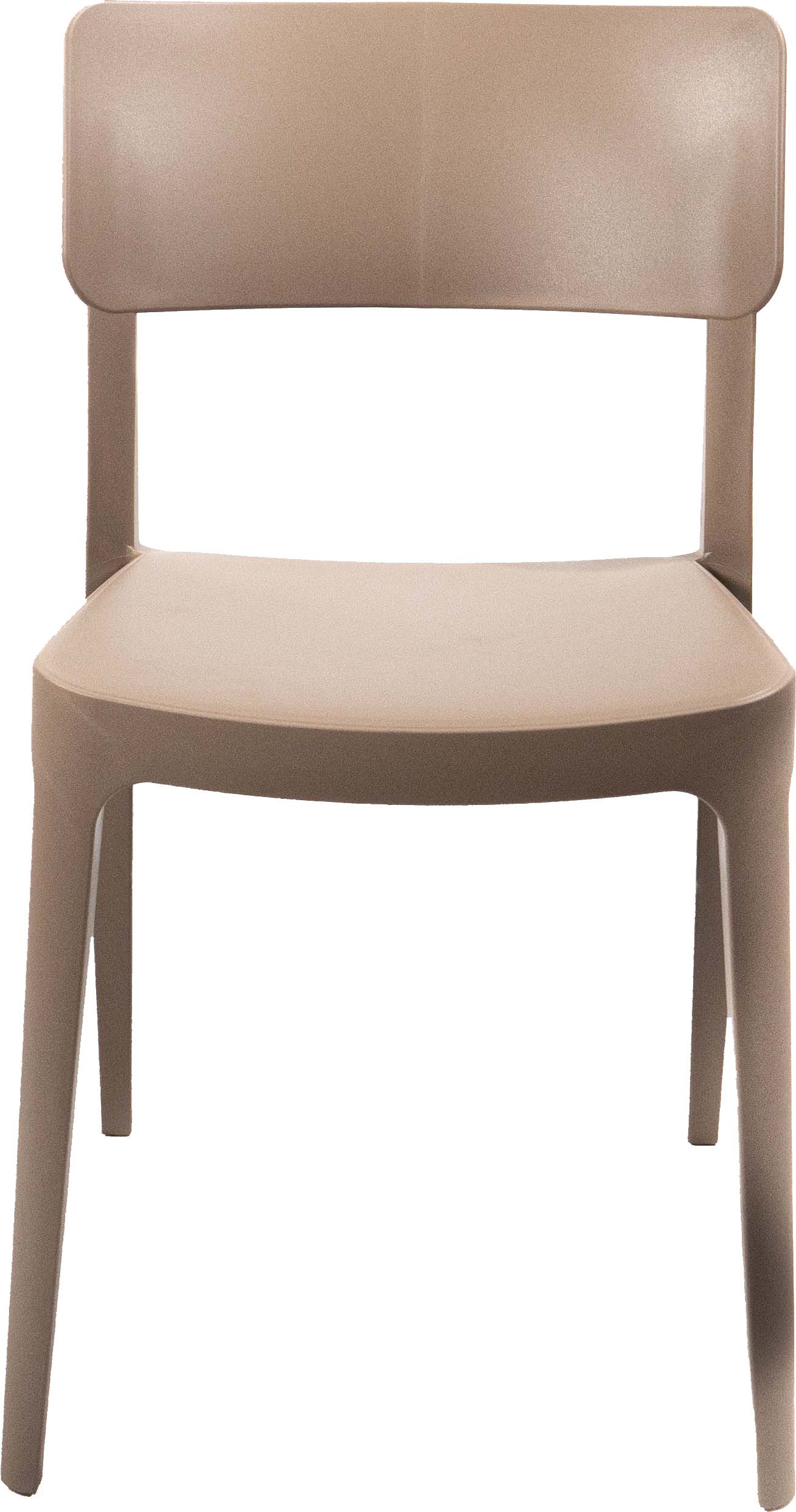 Essentials Stapelstuhl Wing (1 St), sandfarben beige, Kunststoff