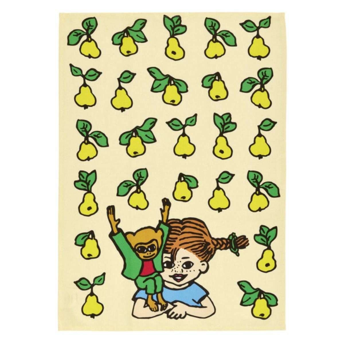 Muurla Geschirrtuch Geschirrtuch Pippi Langstrumpf Fruits (50x70cm)
