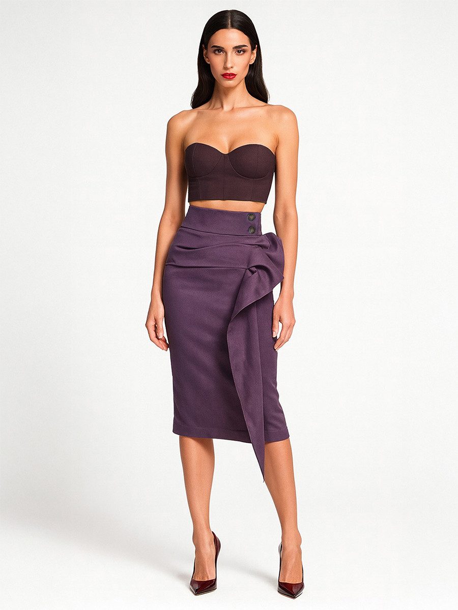 RUA & RUA Bleistiftrock Asymmetrisch aus günstig online kaufen