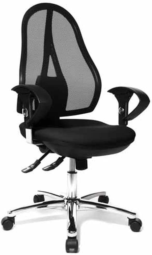 TOPSTAR Bürostuhl, ergonomischer Syncr-Bandscheiben-Drehstuhl Bürostuhl Schreibtischstuhl