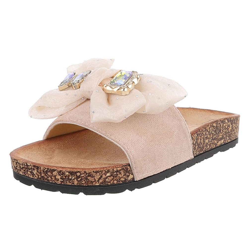 Ital-Design Elegante Damen-Sandalen mit Schleife und günstig online kaufen