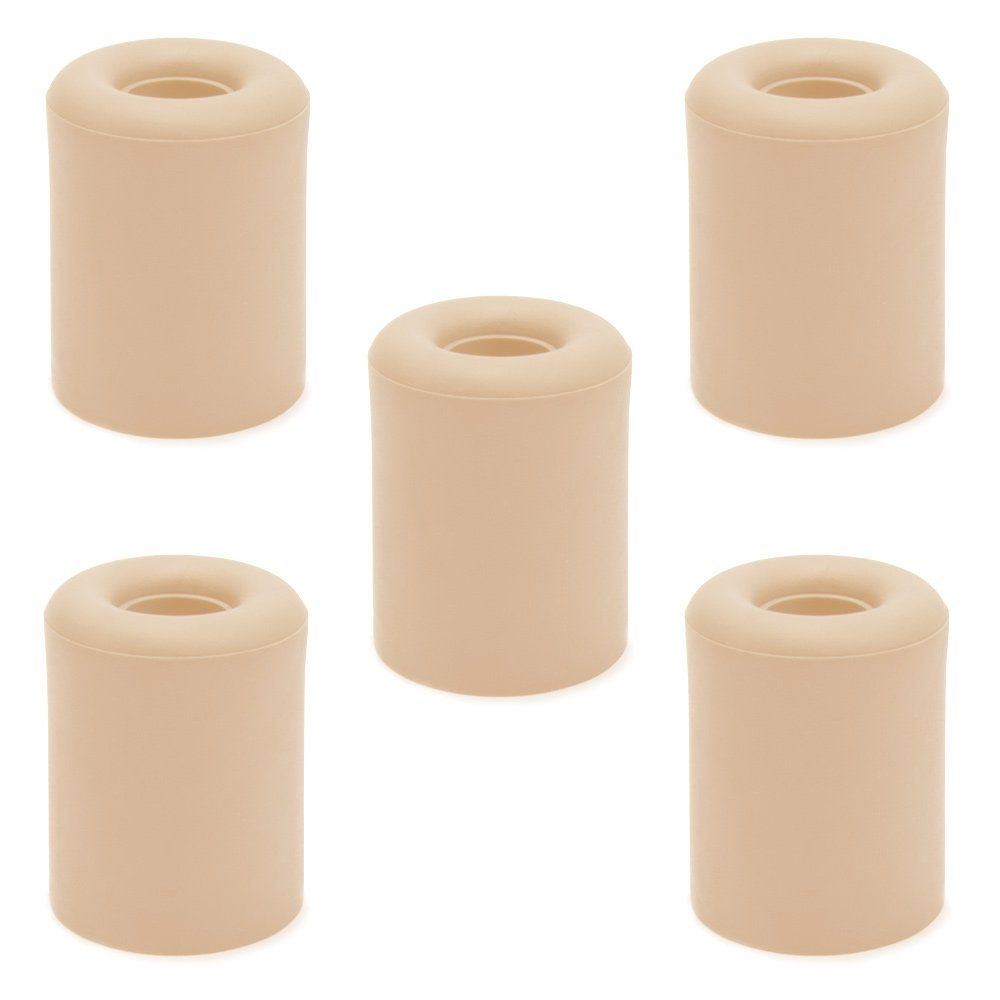 Sossai Türstopper NTS Ralf - 5 Stück Weiß Für Bodenmontage 38mm