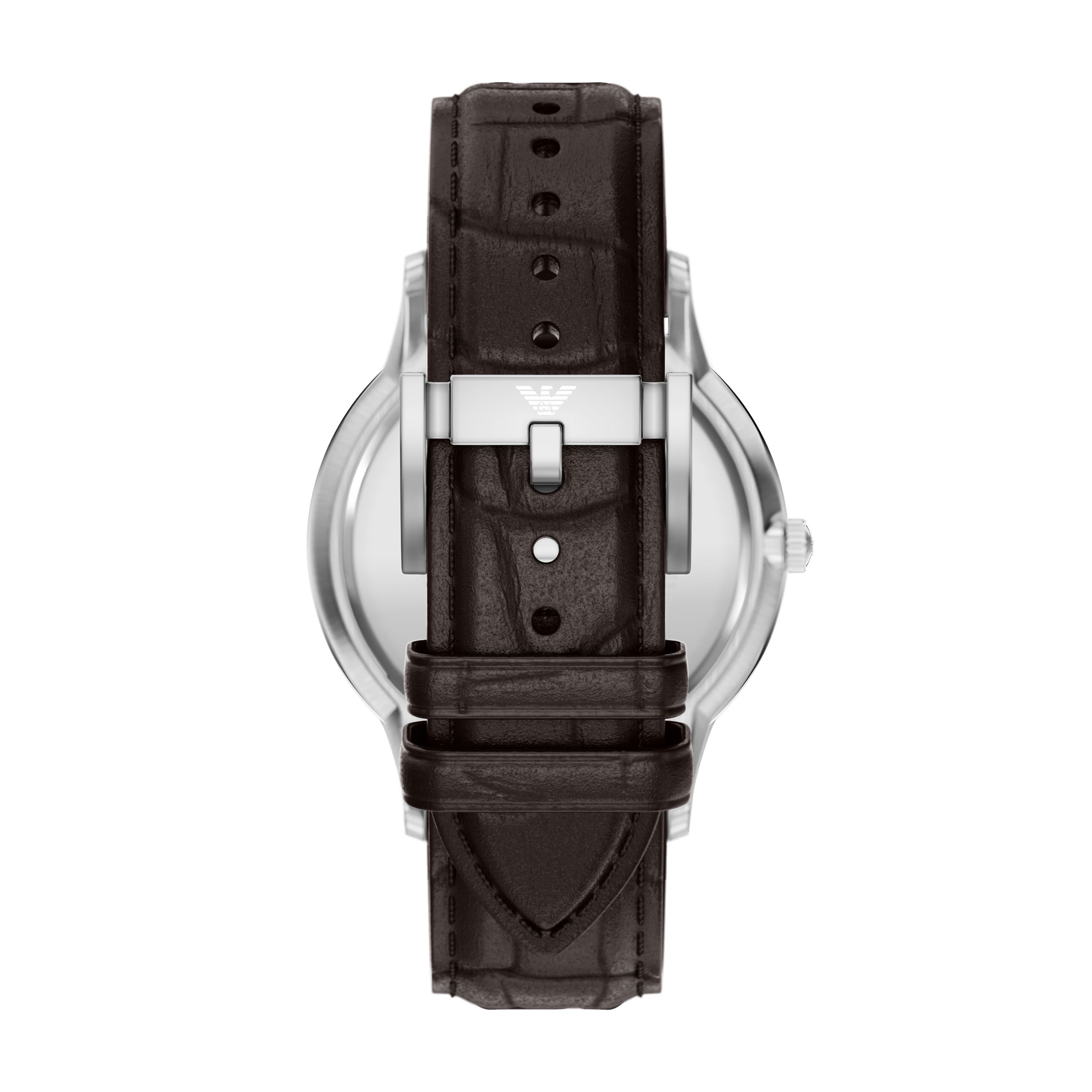 Emporio Armani Quarzuhr AR11783, Armbanduhr, Herrenuhr, Lederarmband, analog, Tag