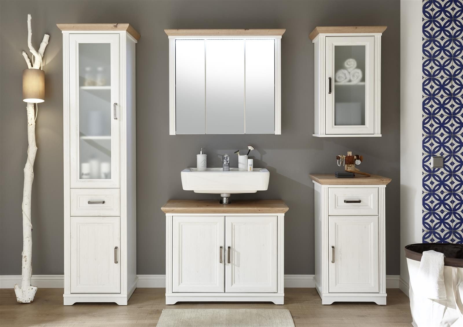 PREISBRECHER Waschbeckenunterschrank Jasmin 83 x 66 günstig online kaufen