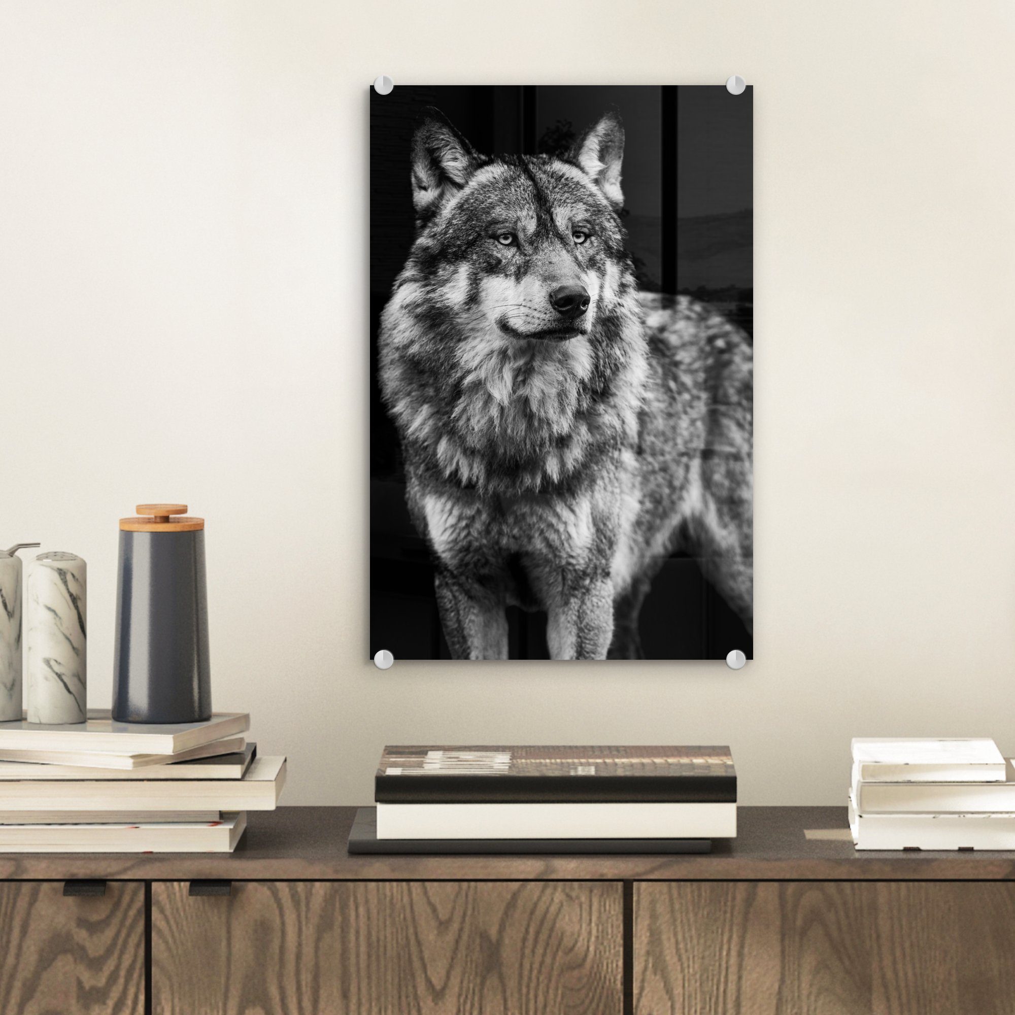 MuchoWow Acrylglasbild Wolf - Tiere - günstig online kaufen