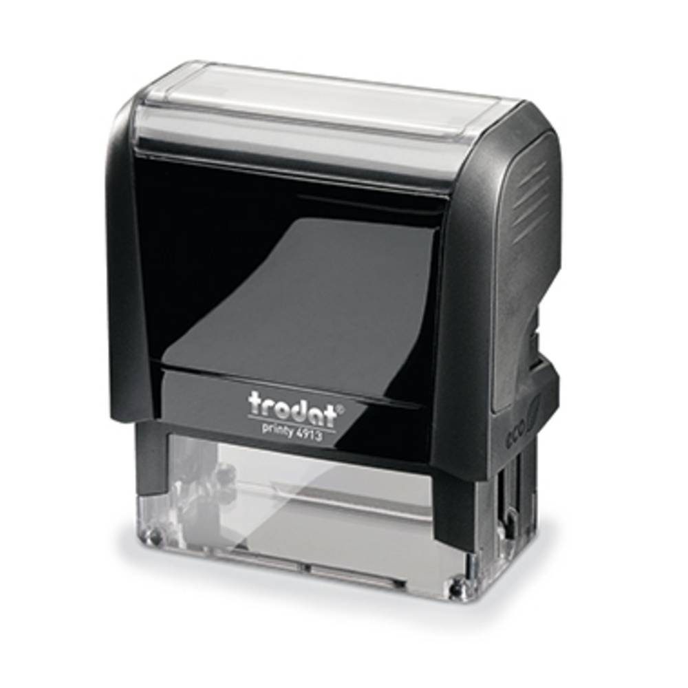 Stempel Textstempel 58 x 22 mm 6-zeilig Kissen