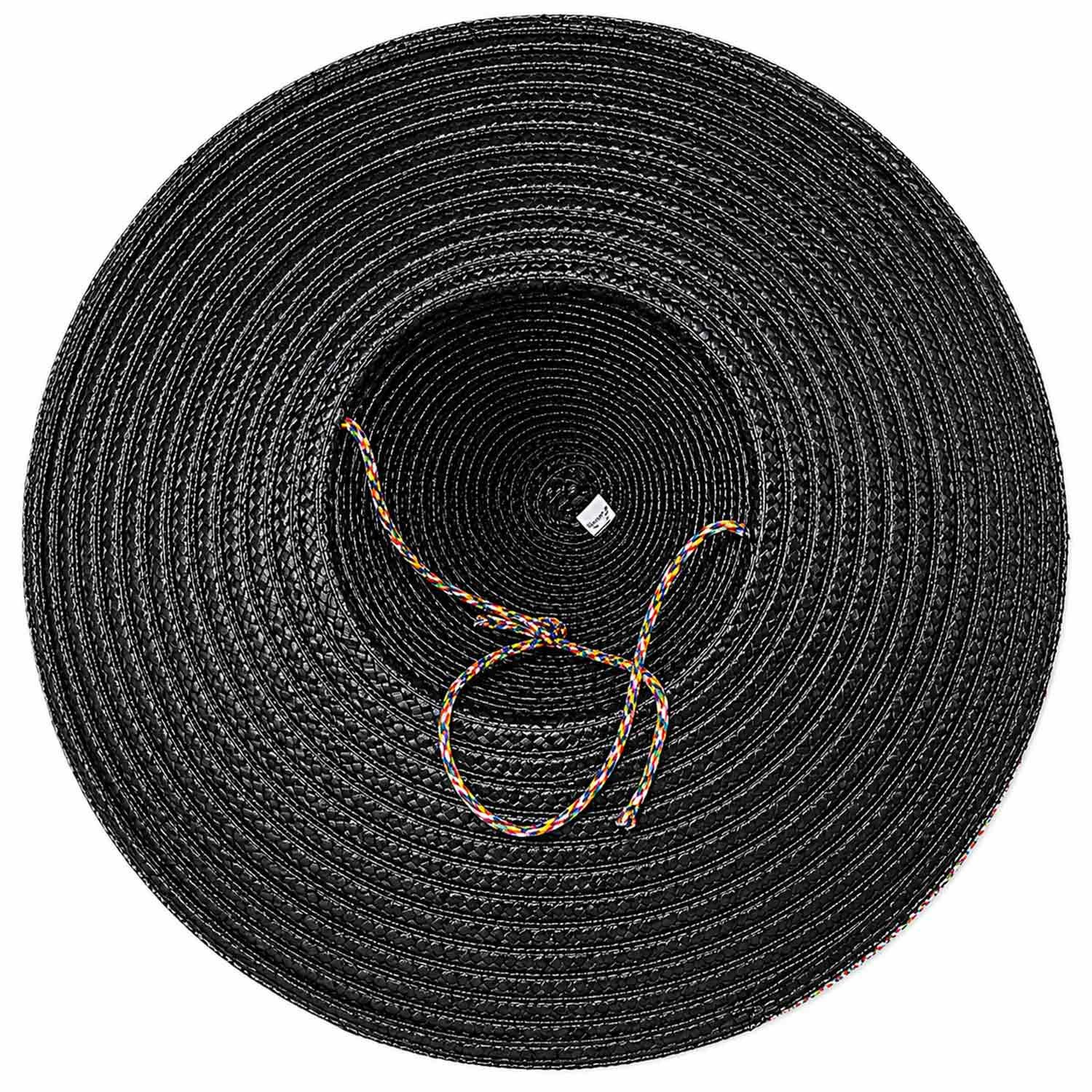 Funny Fashion Strohhut Mexiko Sombrero mit Troddeln - Ø 60 cm