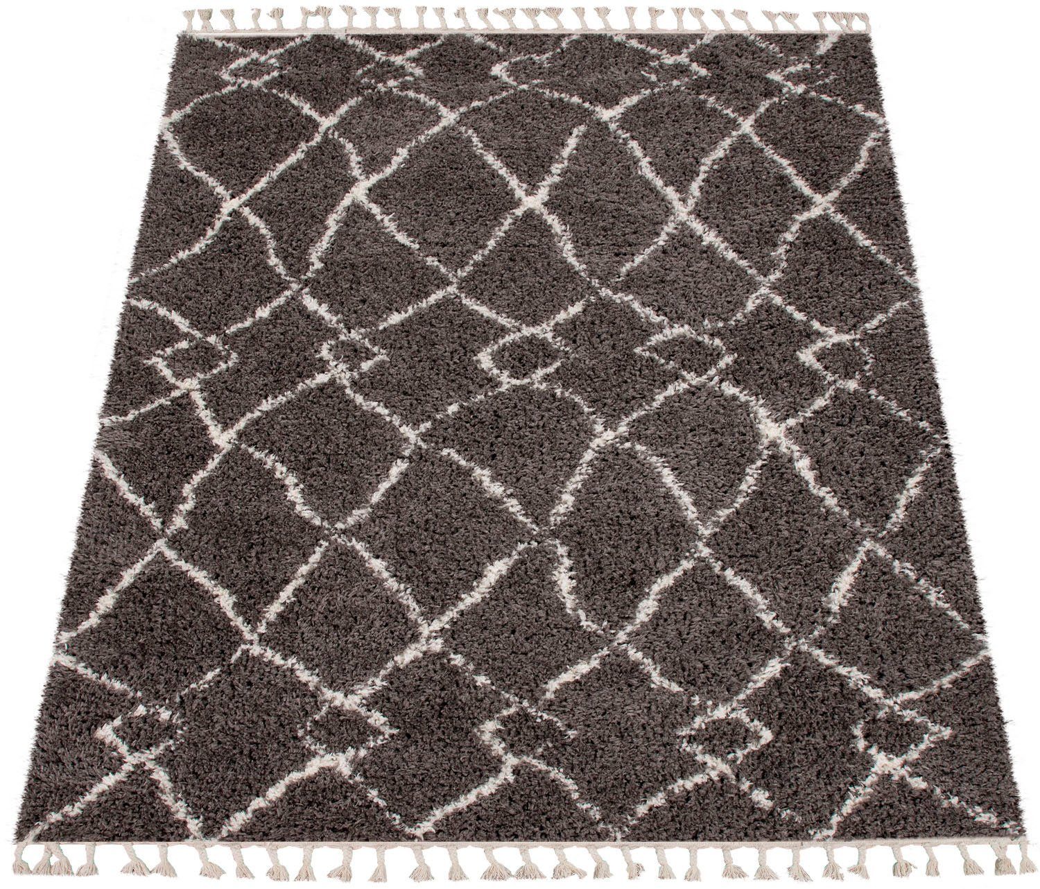 Paco Home Hochflor-Teppich Orebro 170, rechteckig, günstig online kaufen