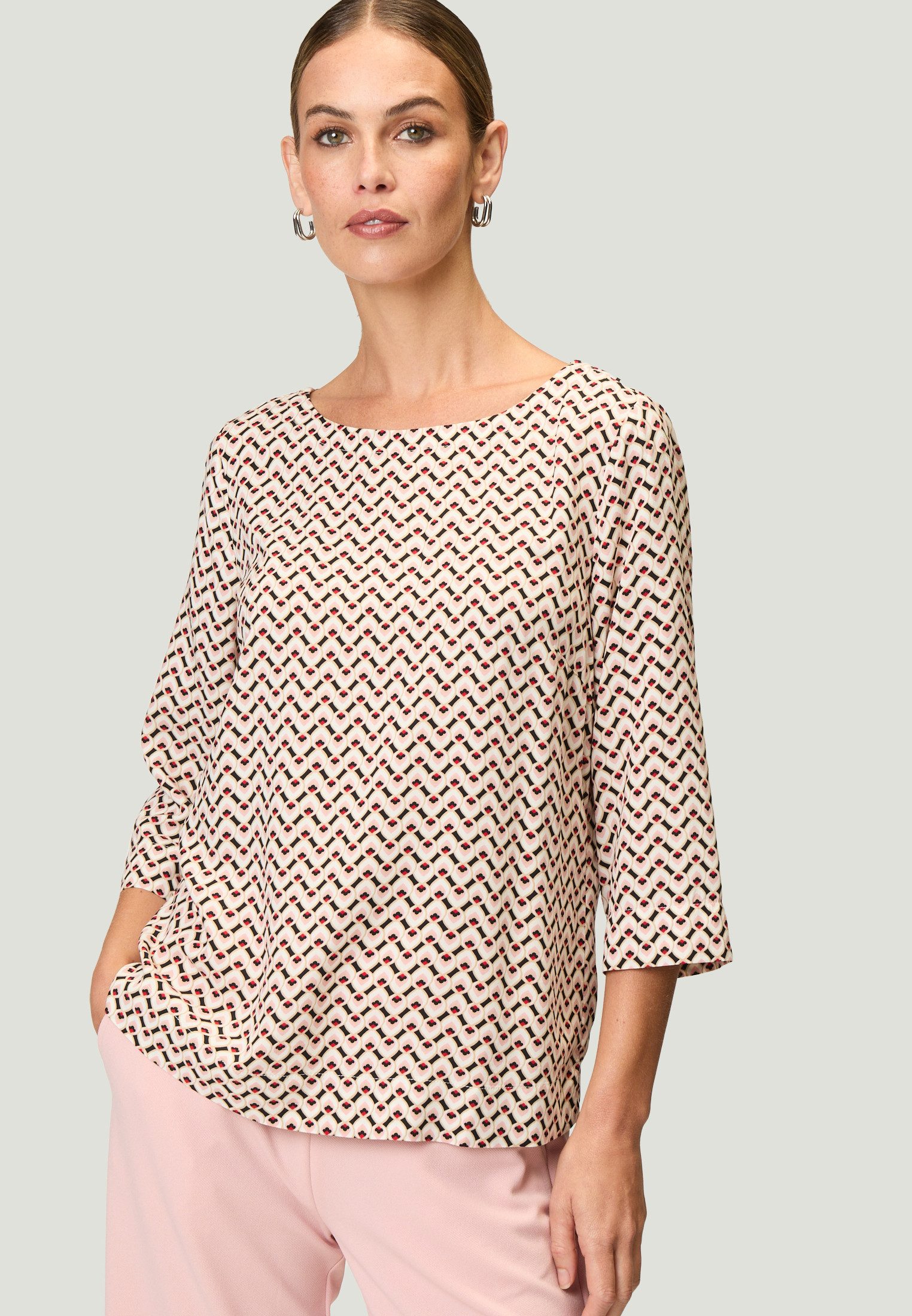 zero Clothing GmbH & Co KG Kurzarmbluse zero Bluse