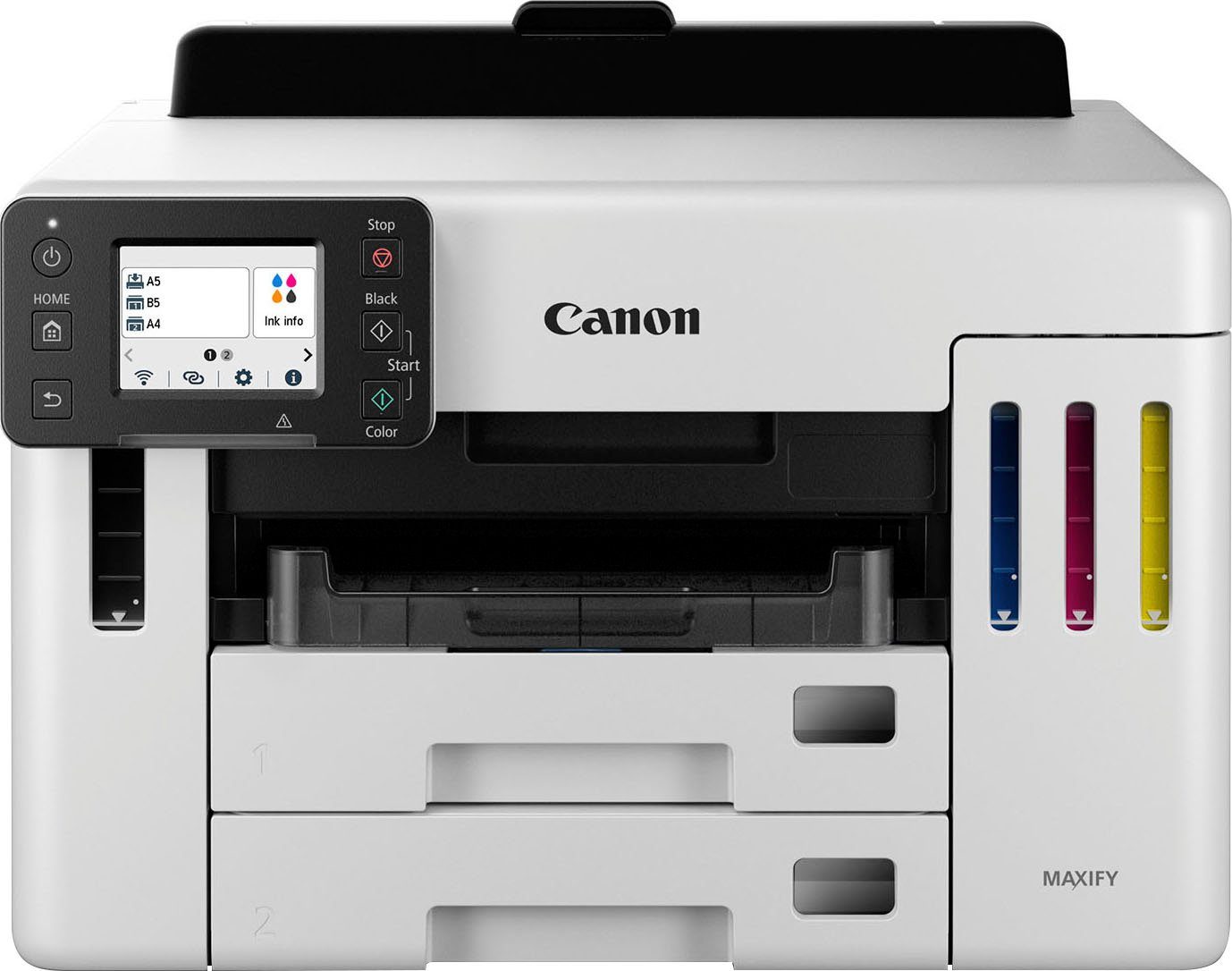 Canon MAXIFY GX5550 MegaTank Multifunktionsdrucker, (LAN (Ethernet), WLAN (Wi-Fi), Wi-Fi Direct)