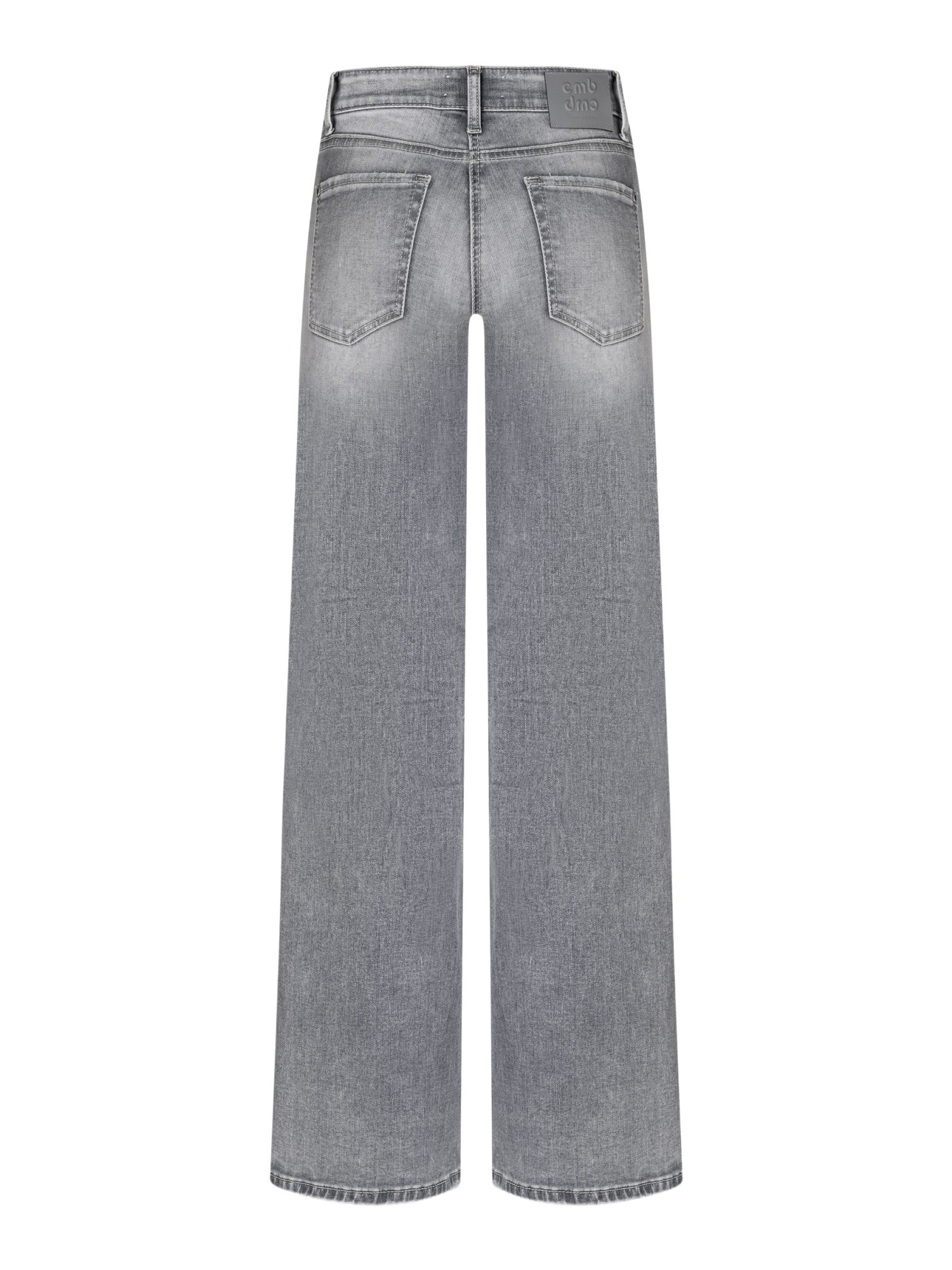 Cambio Stretch-Hose grau, Casual, Baumwolle, Unifarben, Straight Leg, Mittel