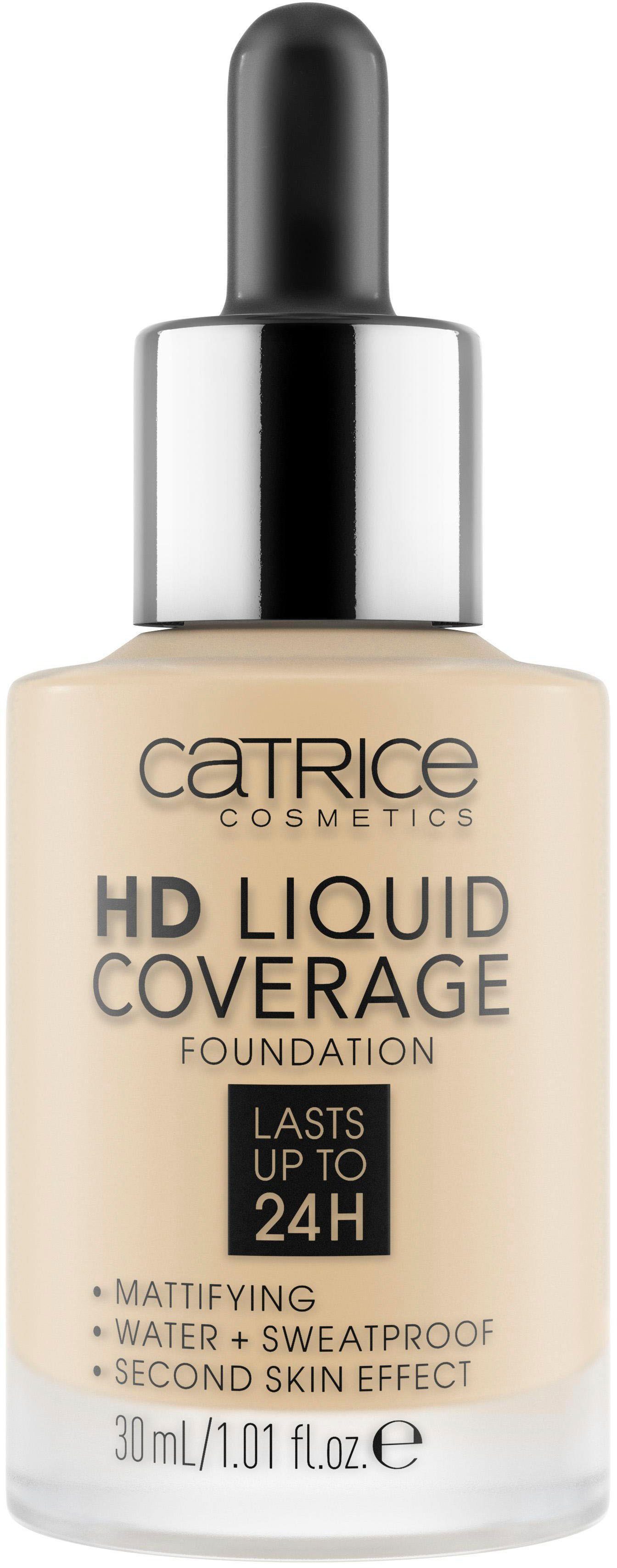 Catrice Foundation HD LIQUID COVERAGE FOUNDATION, mit leichter Textur