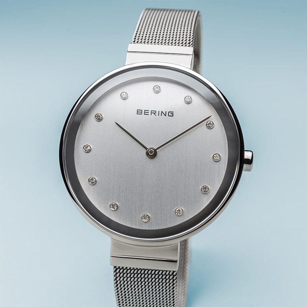 Bering Quarzuhr Bering Classic silber glänzend 12034-000 12034-000, Hochwertiges Produkt mit zeitlosem Design, sorgfältiger Verarbeitung