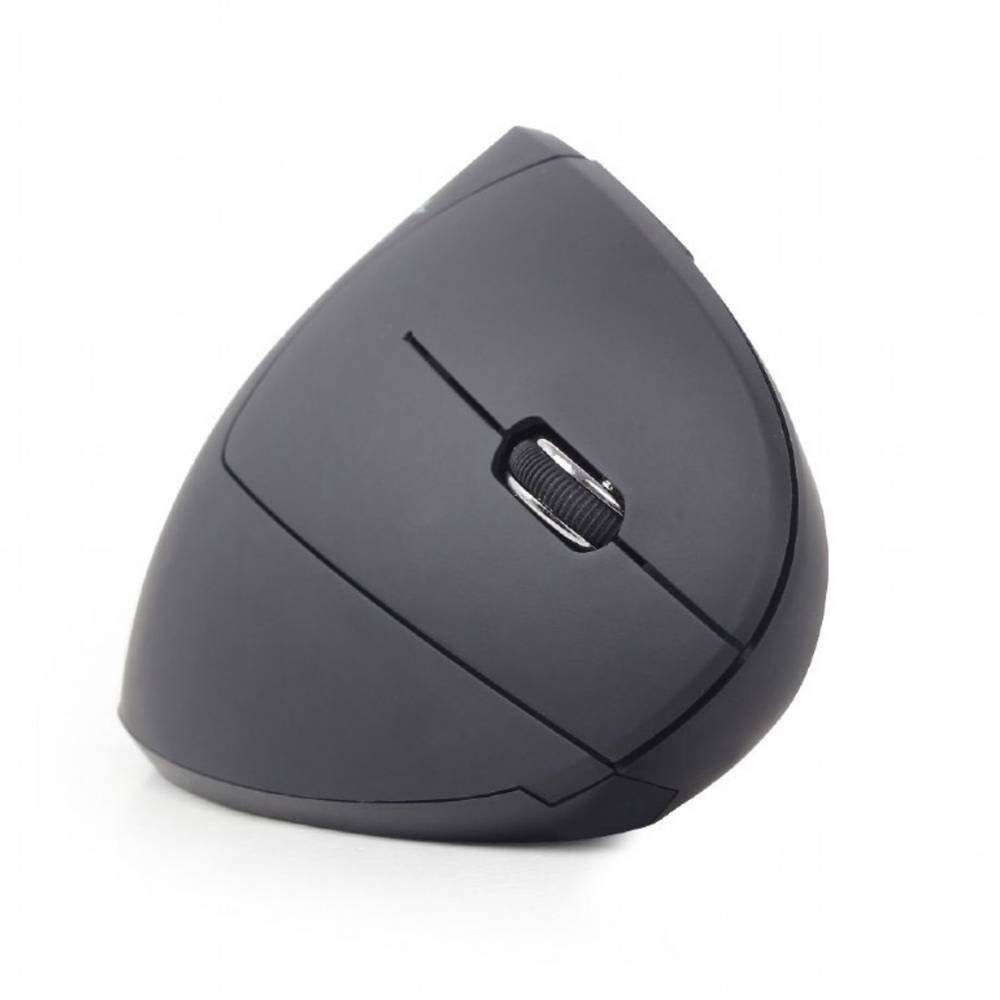 Gembird Gembird MUSW-ERGO-01 Ergonomische Maus Funk Optisch Schwarz 6 Tasten Mäuse
