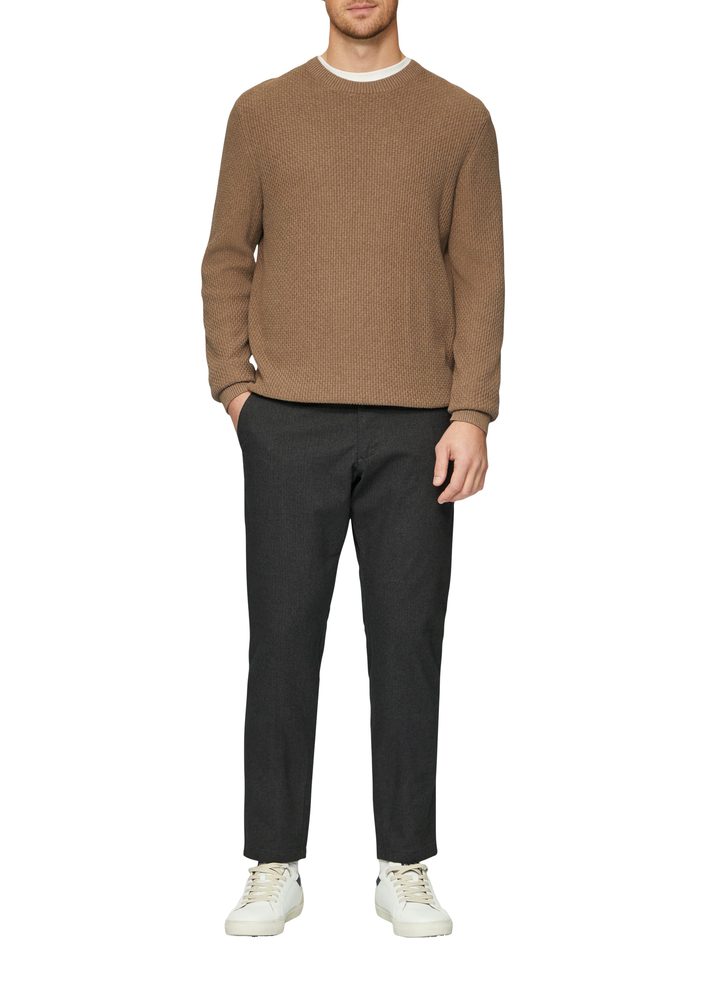 s.Oliver Chinohose mit Webstruktur günstig online kaufen