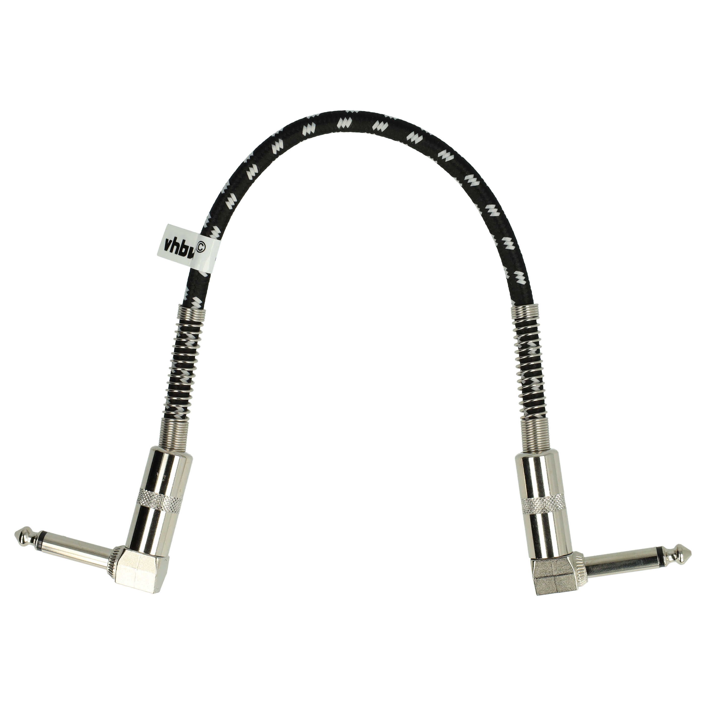 vhbw Gitarrenmechanik-Set für Gitarre, Hochwertiges Klinkenkabel mit Abschirmung für perfekte