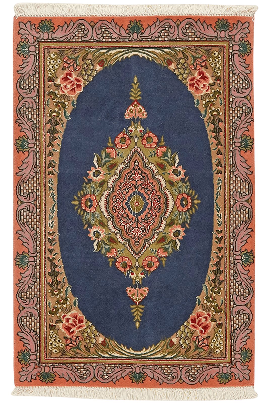 Looma Orientteppich Tabriz 50 Raj 92x59cm, rechteckig, Höhe: 6 mm, Tabriz 50 Raj, Schurwolle, Unikat