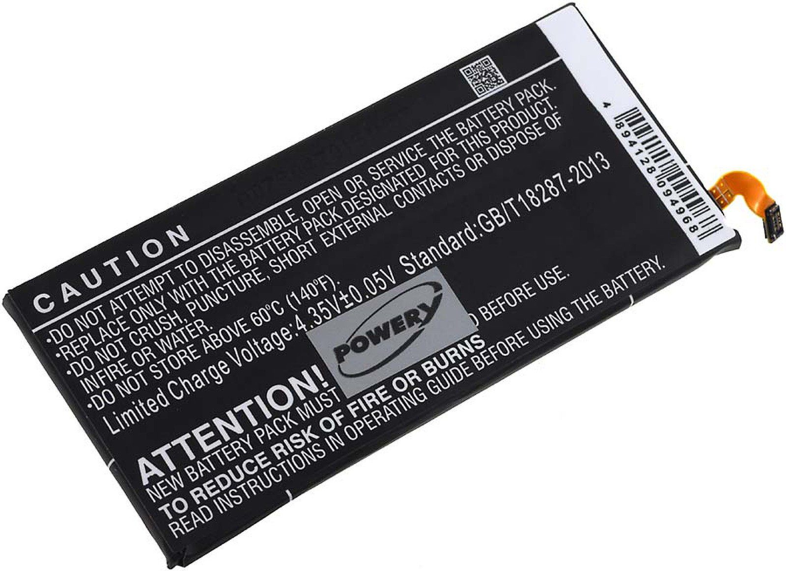 Powery Akku für Samsung SM-A500FU Smartphone-Akku 2300 mAh (3.8 V) | Handy-Akkus