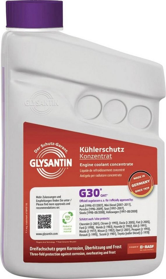 Konzentrat GLYSANTIN Glysantin 1L Kühlerschutzmittel Autoplane G30