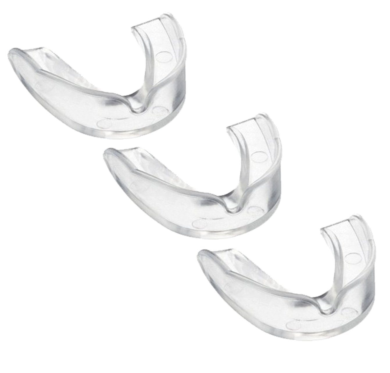 BAY-Sports Zahnschutz 3x Set Zahnschützer Mundschutz Sport Erwachsene, Sparset 3 Stück