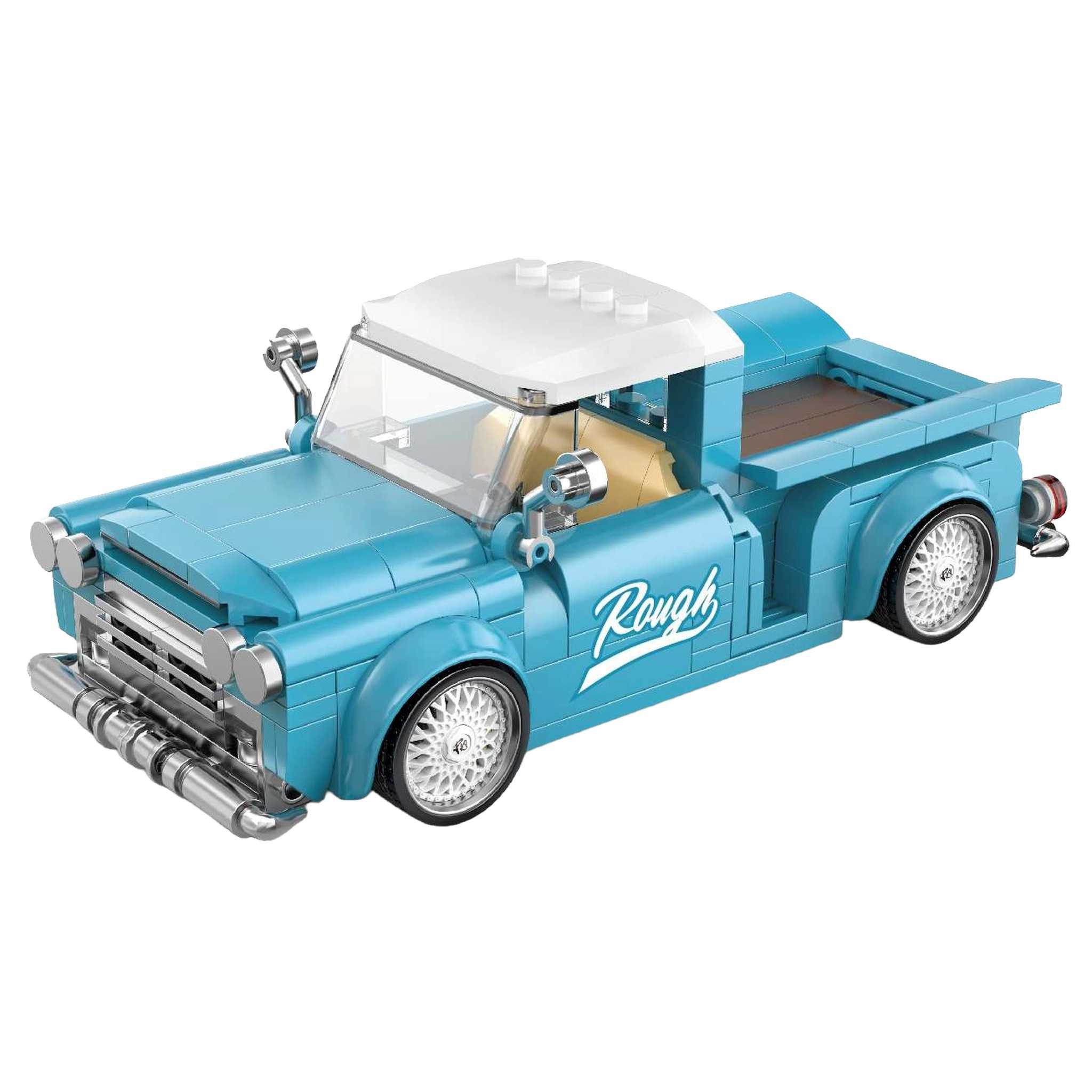 Happy Build PB8840 - Hellblauer Pickup-Truck (Happy Build) Spielbausteine