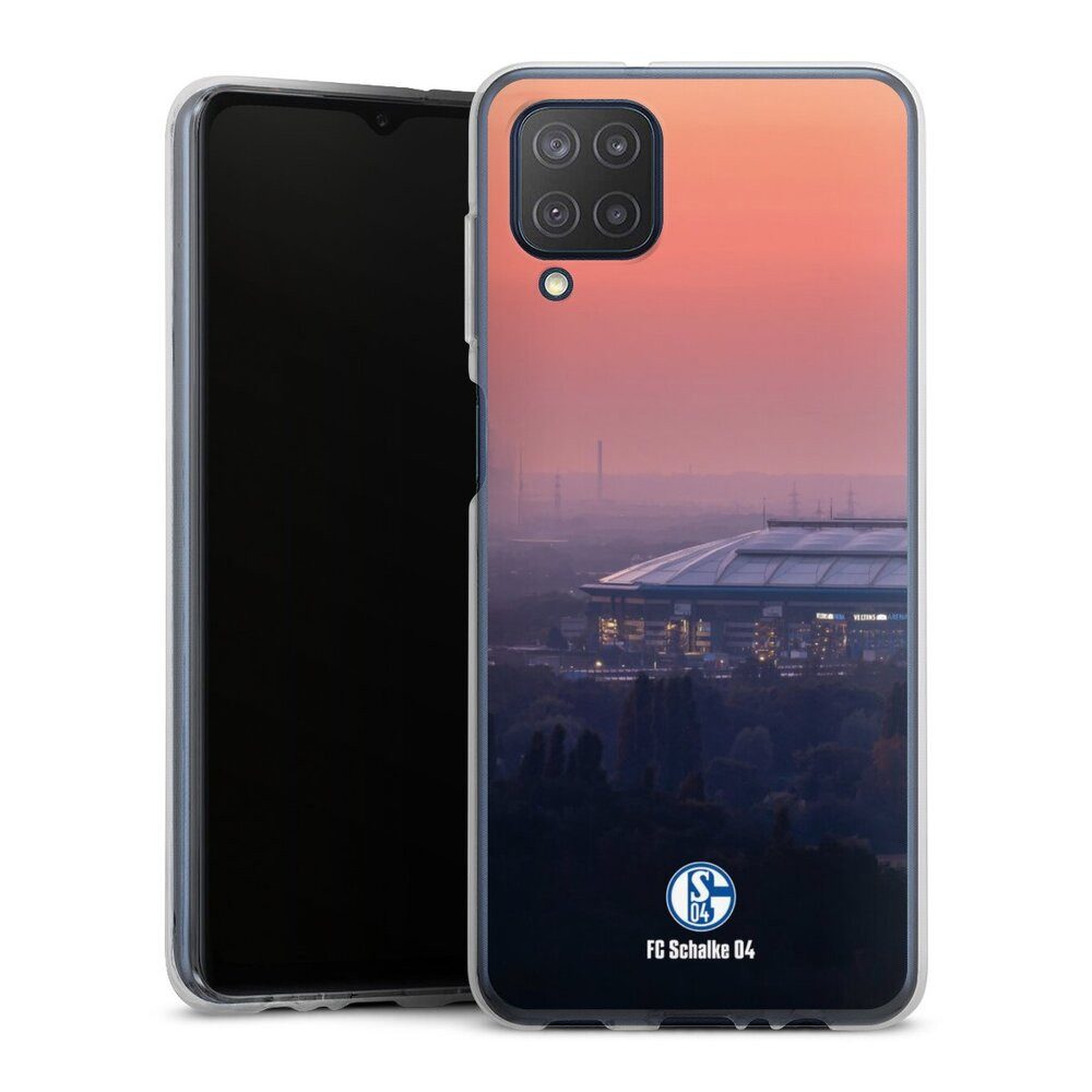 DeinDesign Handyhülle Stadion FC Schalke 04 Offizielles Lizenzprodukt Schalke 04 Stadion, Samsung Galaxy M12 Silikon Hülle Bumper Case Handy Schutzhülle