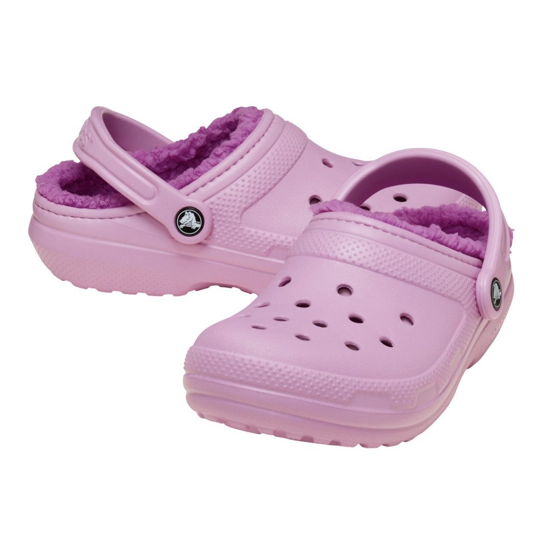 Crocs Sandale Classic Lined Clog (mit Innenfutter) pink - 1 Paar Badeschuh günstig online kaufen