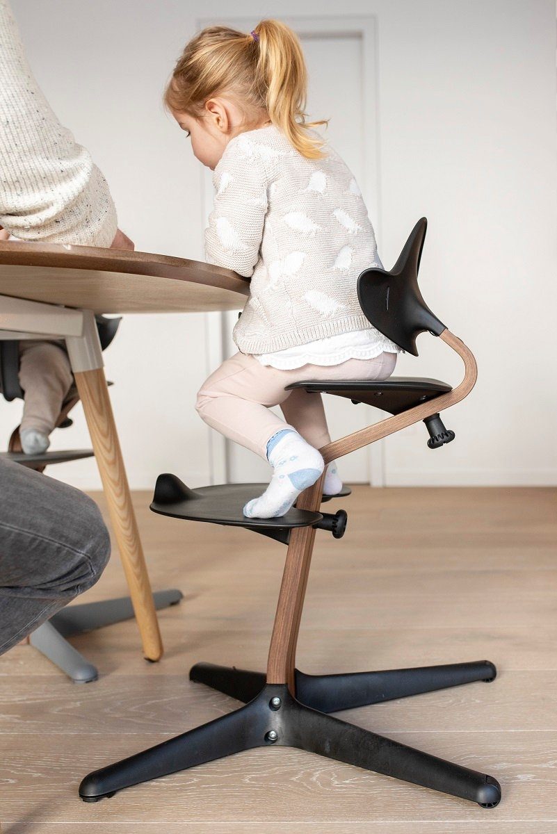 für bis Natural Babys Black 150 Geeignet Hochstuhl, Sitzen Nomi® Hochstuhl inspiriert, Erwachsene zu kg aktivem der Stokke bis zu