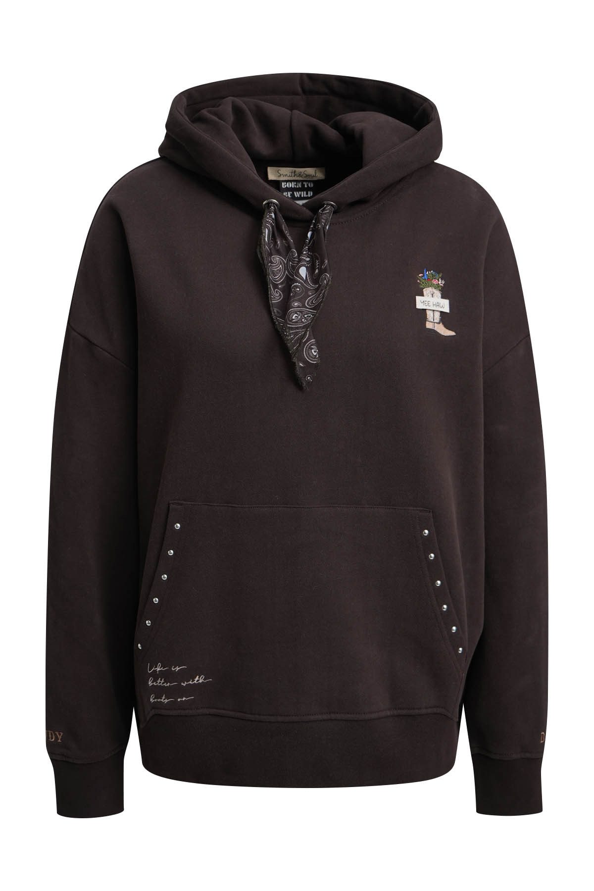 Smith & Soul Hoodie im Oversize Fit, Baumwollmix