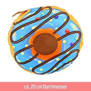 BEMIRO Tierkuscheltier Donut Kissen Plüsch mit Schlaufe - ca. 20 cm