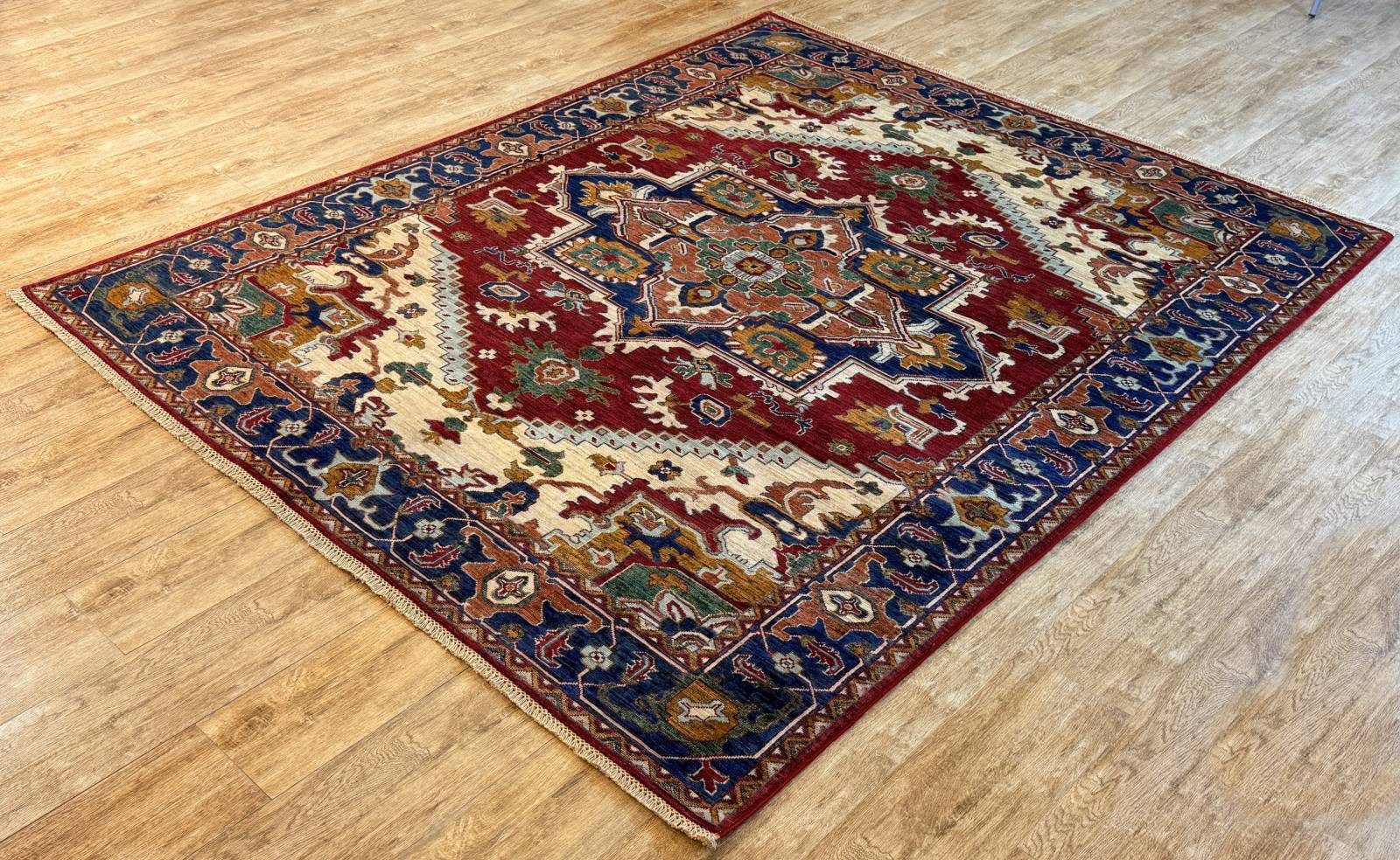 Rug Studios Teppich ZIEGLER-KAZAK ORIGINAL, Rechteckig, Höhe: 8 mm, Handgeknüpft, 199 x 247 cm, Rot