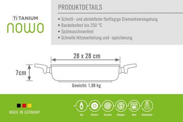 WOLL MADE IN GERMANY Bratpfanne Nowo Titanium, Aluminiumguss (1-tlg), Made in Germany