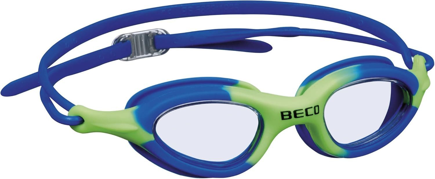 Beco Schwimmbrille BECO Unisex Jugend Biarritz Schwimmbrille, blau/grün, One Size