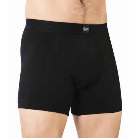 Megaman Jeans Boxershorts BX-2350 Herren Boxershort Unterhose Premium Qualität Baumwolle (3-St)