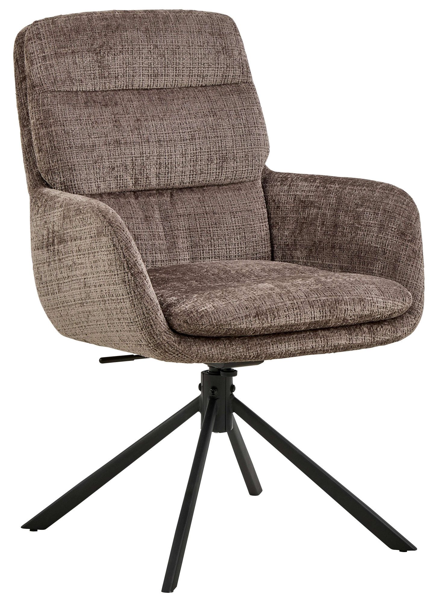 ACTONA GROUP Esszimmerstuhl Edgar, Polsterstuhl, Stuhl (Set, 2 St), Stuhl, Stoff, L-Form, Armlehnen, Dreh- & Kippfunktion, FSC™