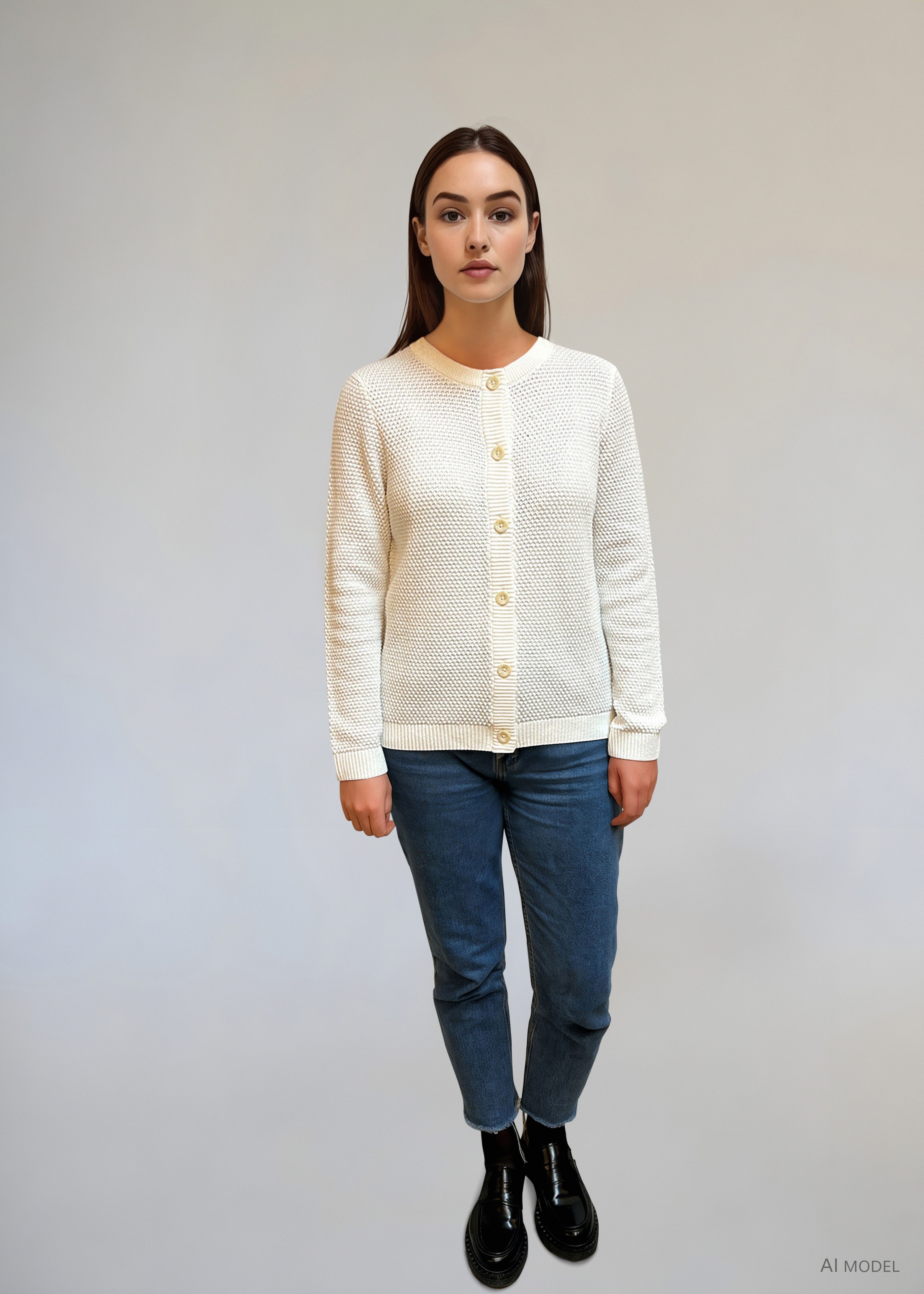 Vila Strickjacke VIDALO O-NECK L/S KNIT CARDIGAN - NOOS