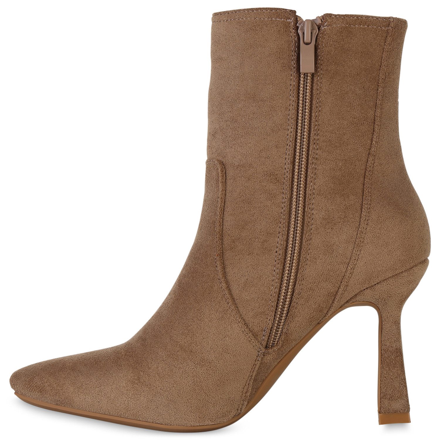 VAN HILL 840742 Stiefelette Damen Leicht Gefütterte Klassische Stiefeletten günstig online kaufen