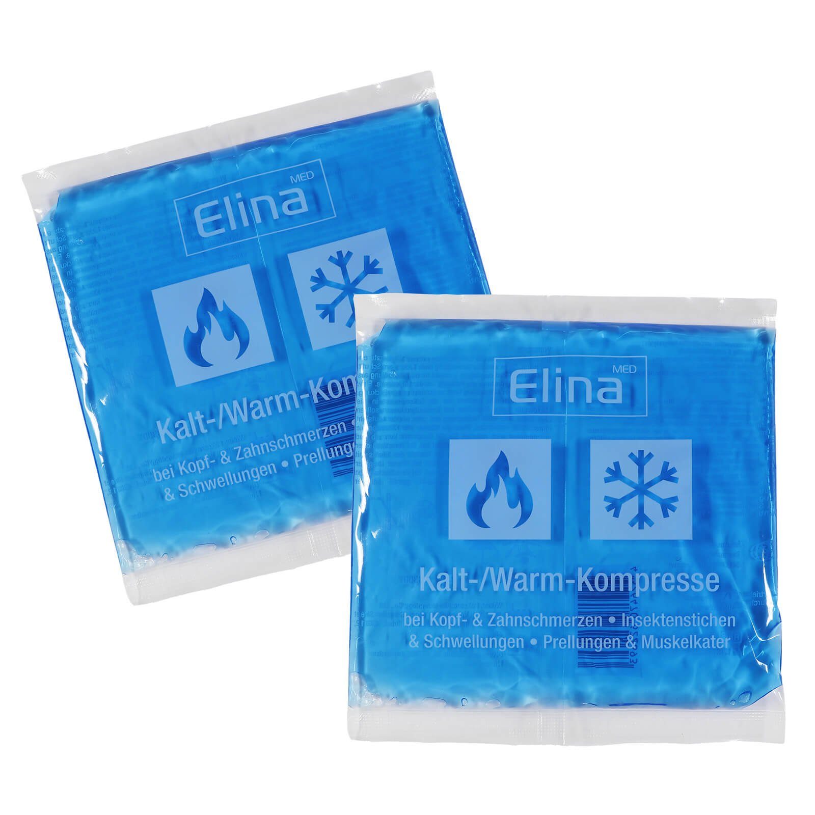 Jean Products Kalt-Warm-Kompresse 2er Set Kompresse Gel Pad kalt warm 15x15 cm Wärme Kälte ...